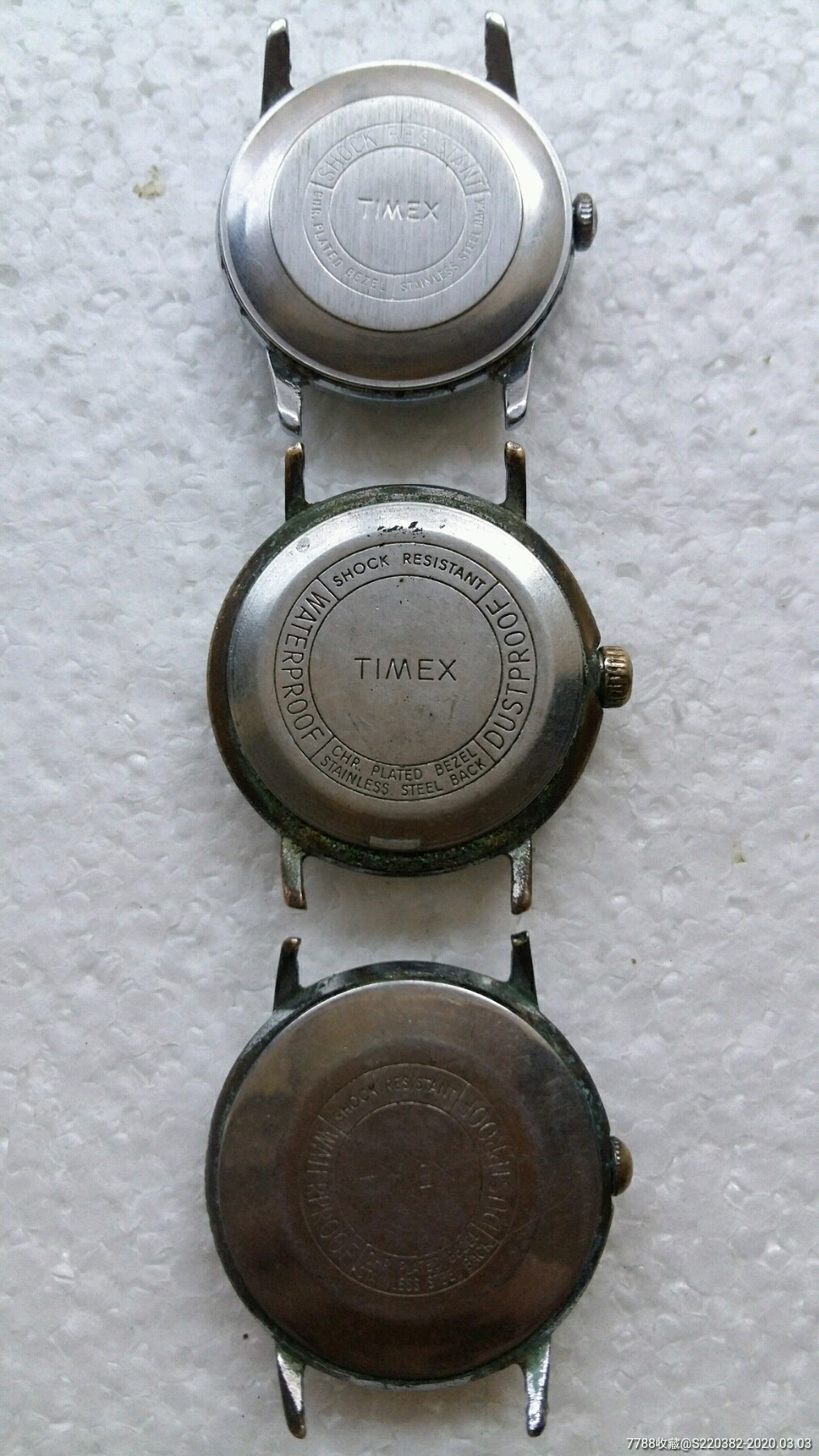 【大处理】美国天美时机械手表3个(不走时)