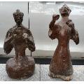 两个品好的汉绿釉说唱乐俑(au22408394)_7788收藏__收藏热线