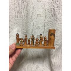 小木头人摆件—八仙过海(au22408425)_7788收藏__收藏热线