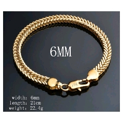 18K镀金狐尾链(au22414029)_7788收藏__收藏热线