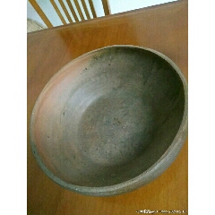 清代早期红陶大陶钵(au22421131)_7788收藏__收藏热线