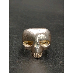 纯银骷髅头戒指(au22423581)_7788收藏__收藏热线