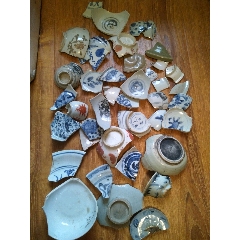 一128299;打，明清瓷片标本一堆(au22423991)_7788收藏__收藏热线