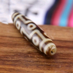 珠宝西藏老矿玛瑙玉髓天珠马蹄纹九眼天珠藏式佛珠吊坠(au22424298)_7788收藏__收藏热线