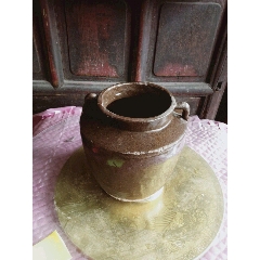 怀旧明清时期双耳粗瓷罐(au22425366)_7788收藏__收藏热线