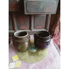 怀旧老窑双耳罐2个(au22425396)_7788收藏__收藏热线