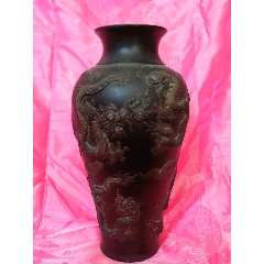 九龙紫砂堆塑瓶(au22425399)_7788收藏__收藏热线