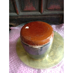 怀旧老黄釉盖罐(au22425645)_7788收藏__收藏热线