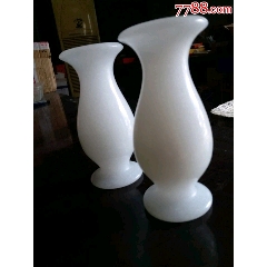 一对白玉观音瓶子(zc22425995)_7788收藏__收藏热线