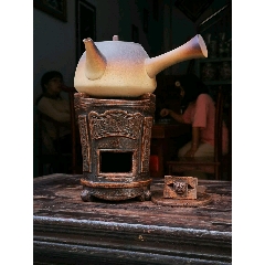 粗陶小火炉旧炭炉红泥茶炉橄榄碳炉煮茶炉茶道功夫陶瓷茶具茶字炉(au22427468)_7788收藏__收藏热线