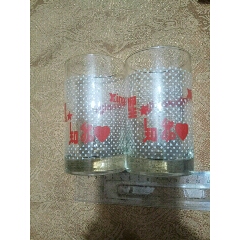 罕见全新星星知我心玻璃杯一对儿。(au22429073)_7788收藏__收藏热线