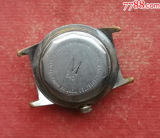 法国名表mortima高卢雄鸡军表--单历双刻度黑盘--机芯特殊_手表/腕表