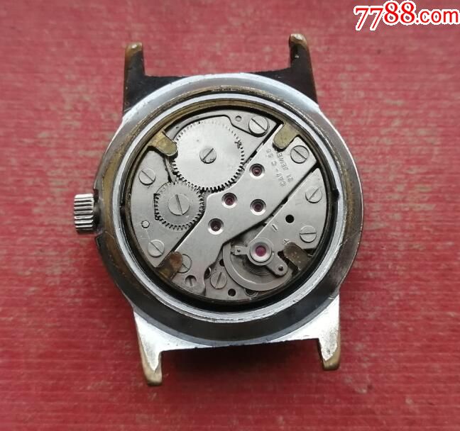 法国名表mortima高卢雄鸡军表--单历双刻度黑盘--机芯特殊_手表/腕表