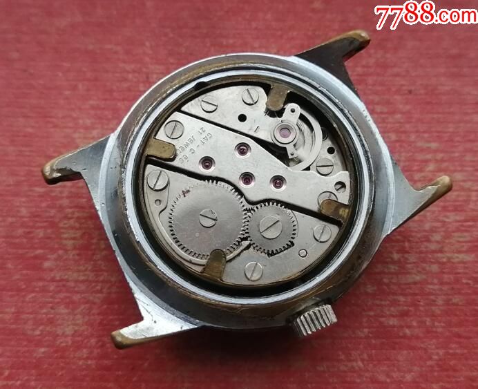 法国名表mortima高卢雄鸡军表--单历双刻度黑盘--机芯特殊_手表/腕表