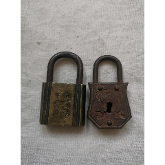 和平鸽图案的铜锁和铁锁各一把（无钥匙）仔细看图）(au22430734)_7788收藏__收藏热线
