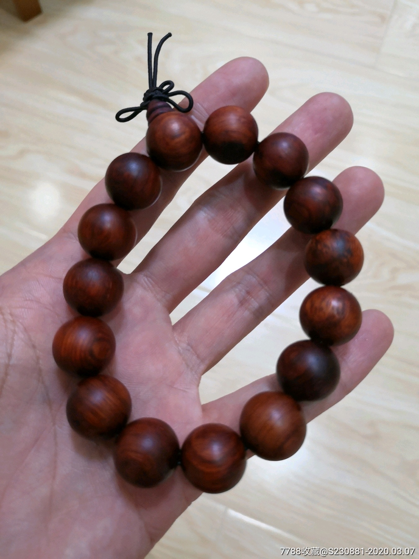 缅甸花梨木手串