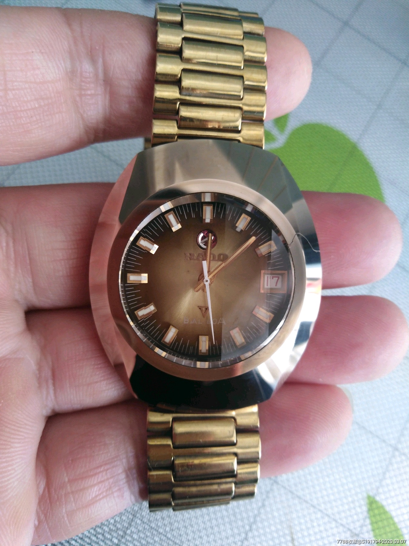 雷达金钨钢全自动机械男表