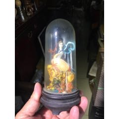 遇上鸽子耽误了喜爱此物的朋友。六十年代贝壳人物摆件—凌波仙子(au22432866)_7788收藏__收藏热线