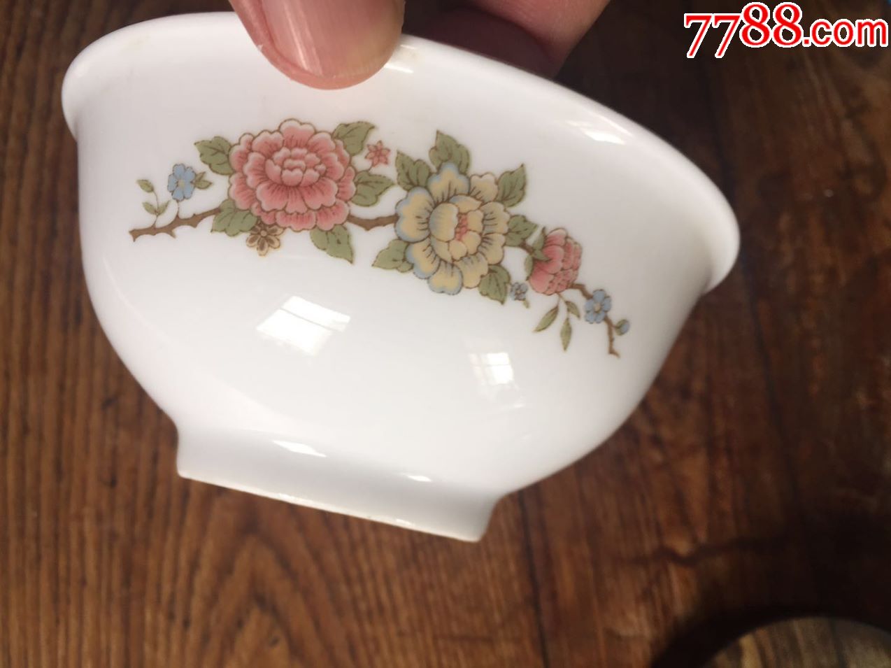 文革醴陵永胜花卉碗