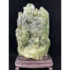 新疆碧玉石摆件(au22434078)_7788收藏__收藏热线