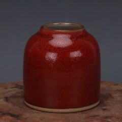 晚清民国颜色釉窑变马蹄水盂小罐子文房小笔洗瓷器摆件古玩(au22435934)_7788收藏__收藏热线