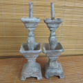 古代锡器老锡器锡烛台一对(au22436009)_7788收藏__收藏热线