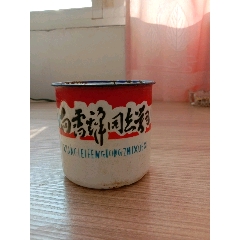 向雷锋同志学习搪瓷茶缸(au22436137)_7788收藏__收藏热线