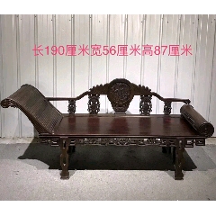 黑檀木原木色美人榻一个(zc22437295)_7788收藏__收藏热线