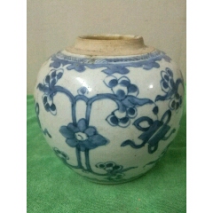 青花罐，清早期(au22437479)_7788收藏__收藏热线