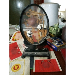 老玻璃红木工艺品摆件(zc22437555)_7788收藏__收藏热线