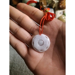 无托拍卖保a货翡翠八卦挂件(au22437859)_7788收藏__收藏热线