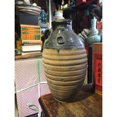 宋代黑釉弦纹四系罐(au22439114)_7788收藏__收藏热线