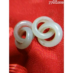 清代玉圈耳环一对(au22439165)_7788收藏__收藏热线