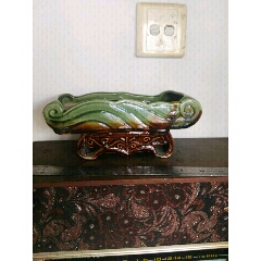 文革时期"聚宝盆"式美陶水仙花盆(zc22440616)_7788收藏__收藏热线