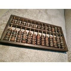 铁竿紫檀木老算盘。(au22443782)_7788收藏__收藏热线