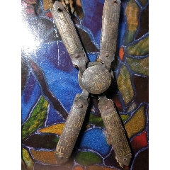 开门的“铁错金银工艺”纹饰马具部件(au22444316)_7788收藏__收藏热线