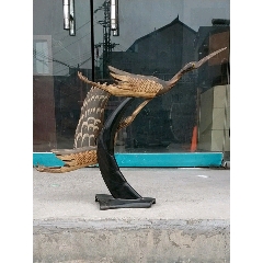 八十年代的大型《角雕工艺品》(zc22447151)_7788收藏__收藏热线