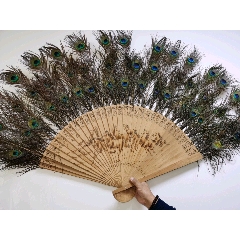 孔雀毛挂扇现代工艺品(au22449387)_7788收藏__收藏热线