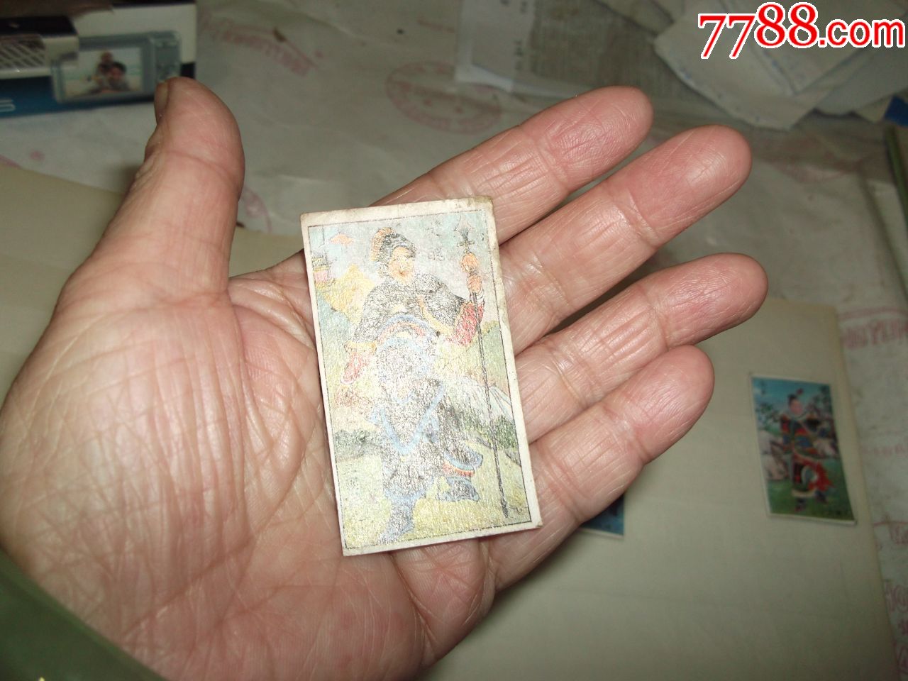 君用一份国货…【三国志人物系列5枚】民国香烟画片(南洋兄弟烟草公司