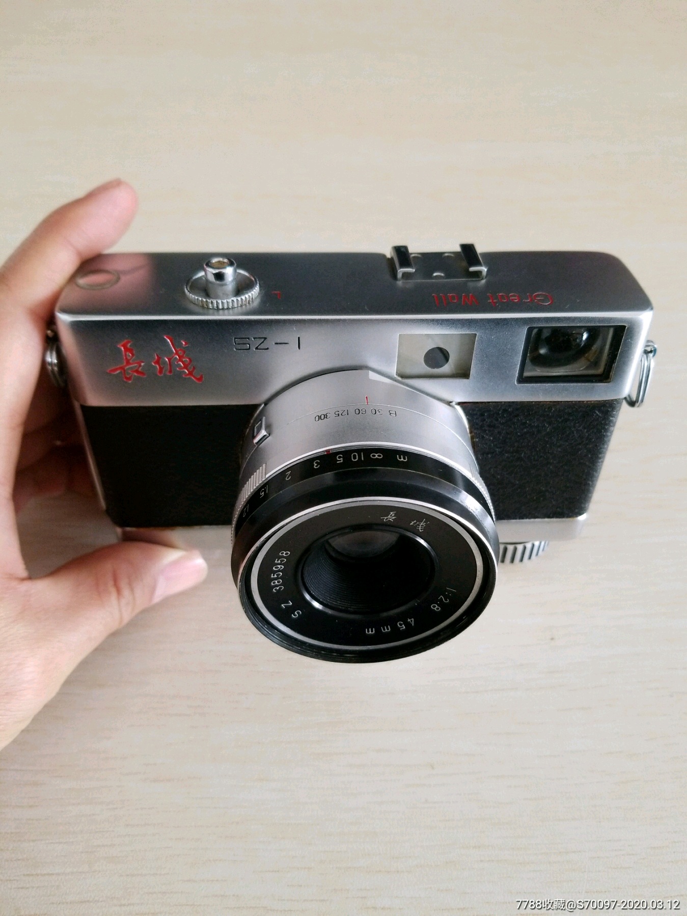长城老相机,傻瓜胶片老古董照片拍照相机,非单反
