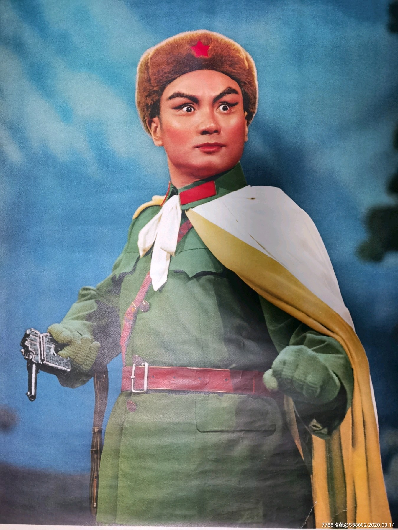 样板戏(智取威虎山),品相如图,略差,对开,-年画/宣传画-7788收藏