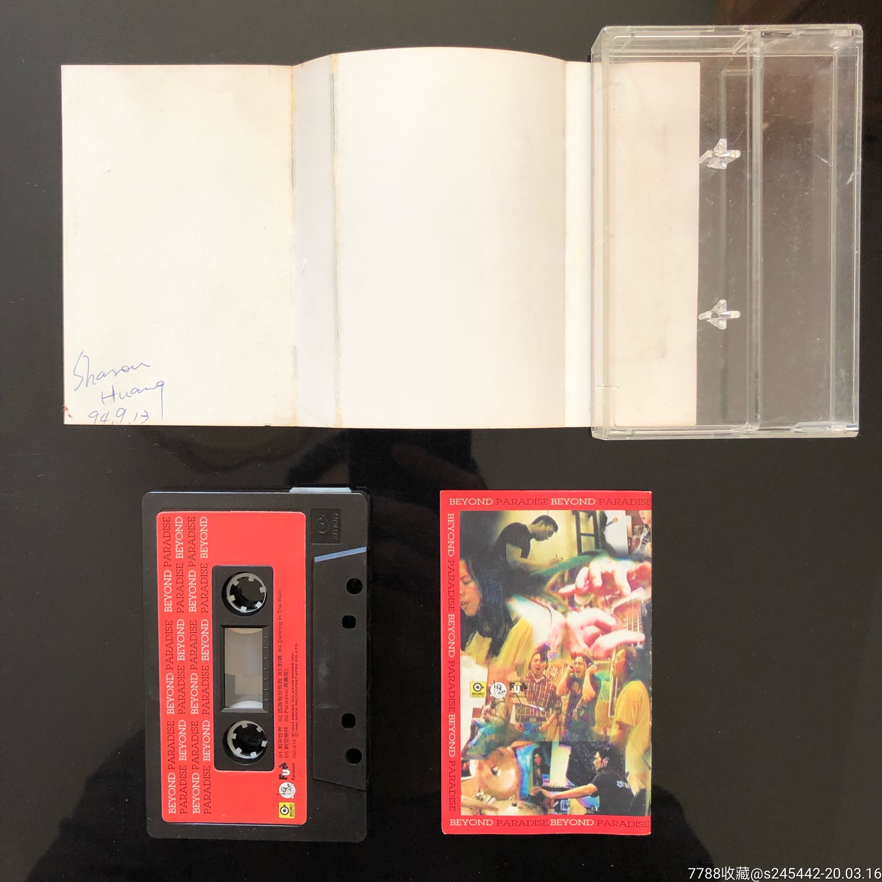 beyond《paradise》台湾滚石唱片原版磁带-磁带/卡带-7788收藏__收藏