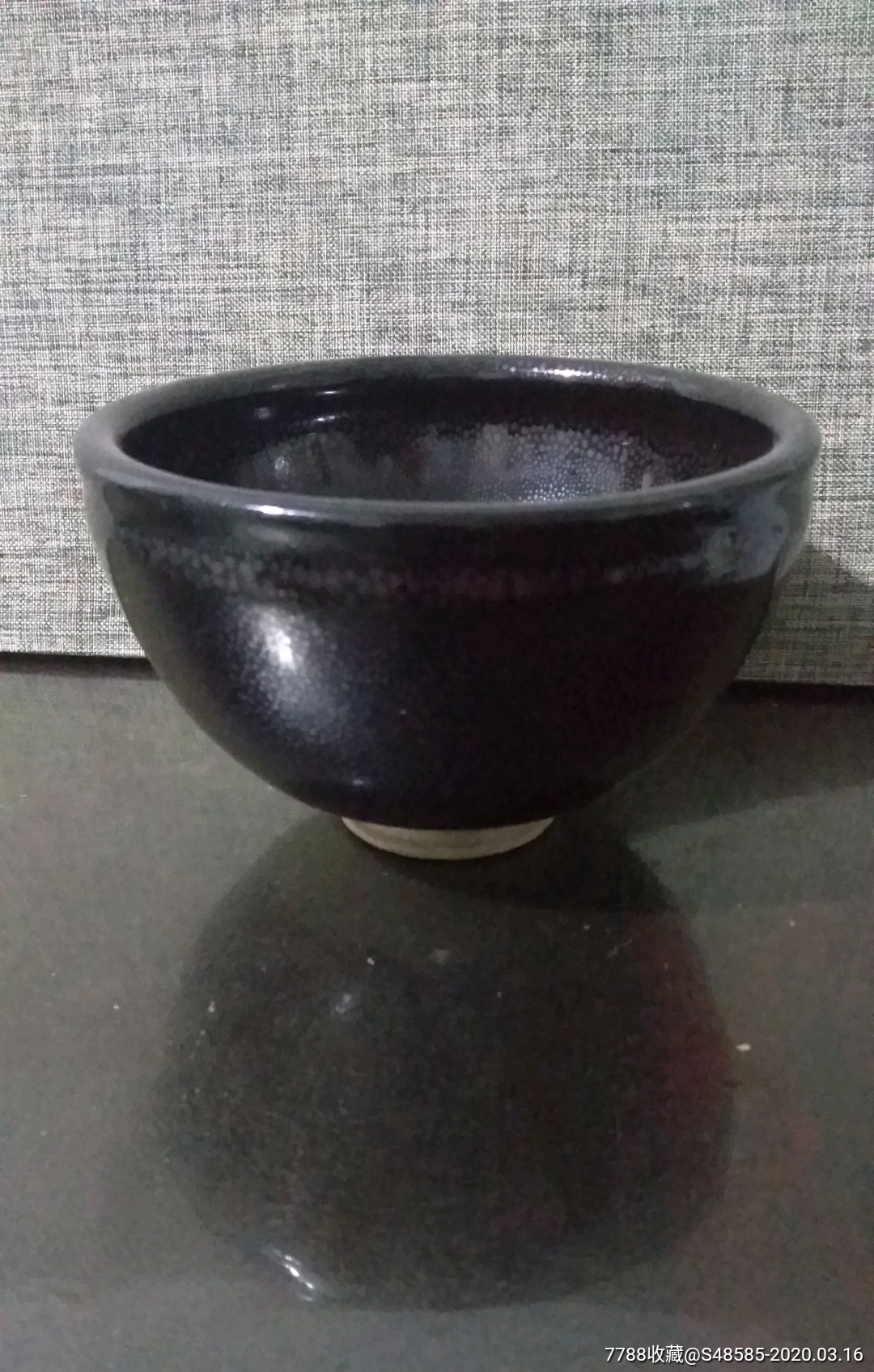 博山窑雨点釉碗