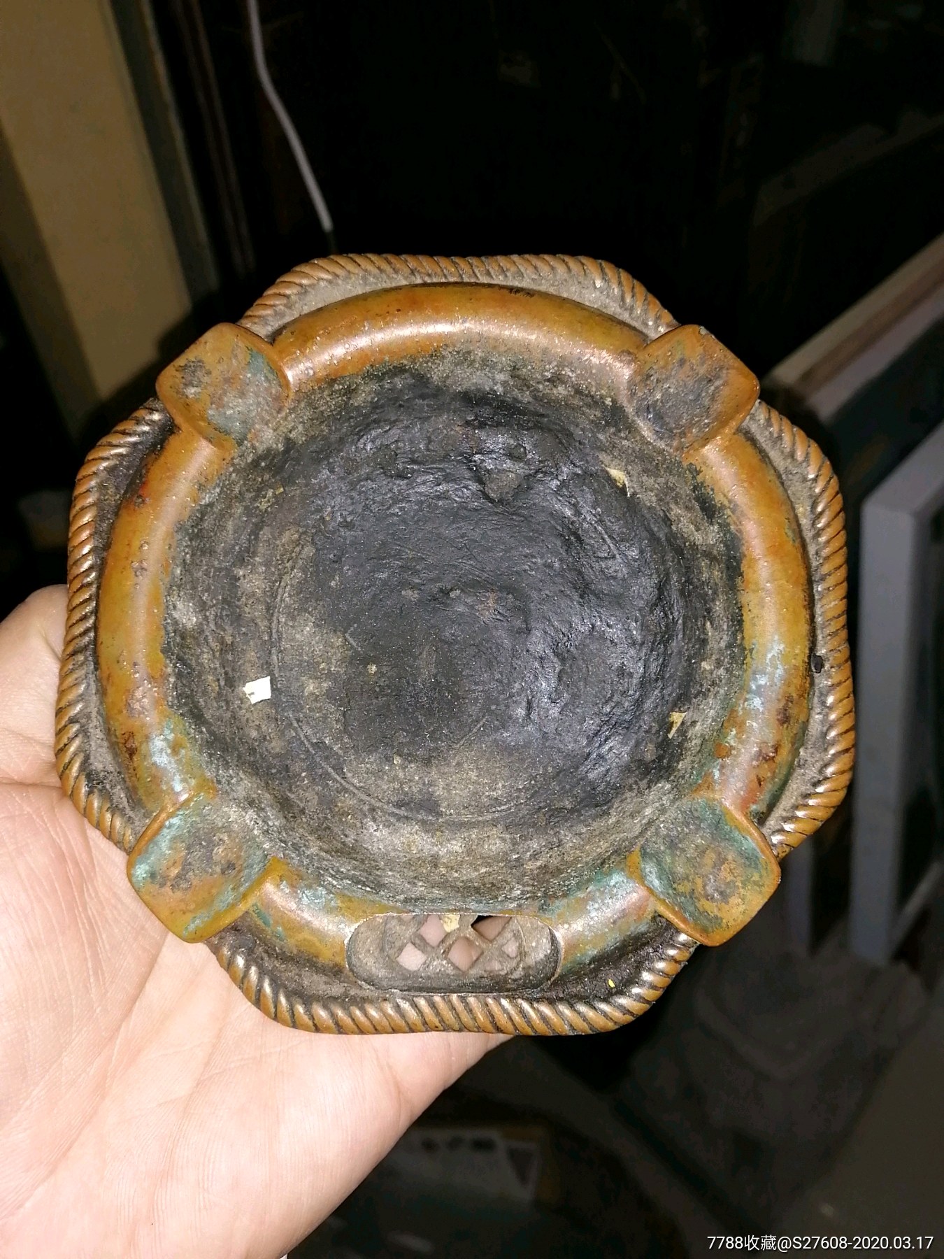 民国东德铜烟灰缸