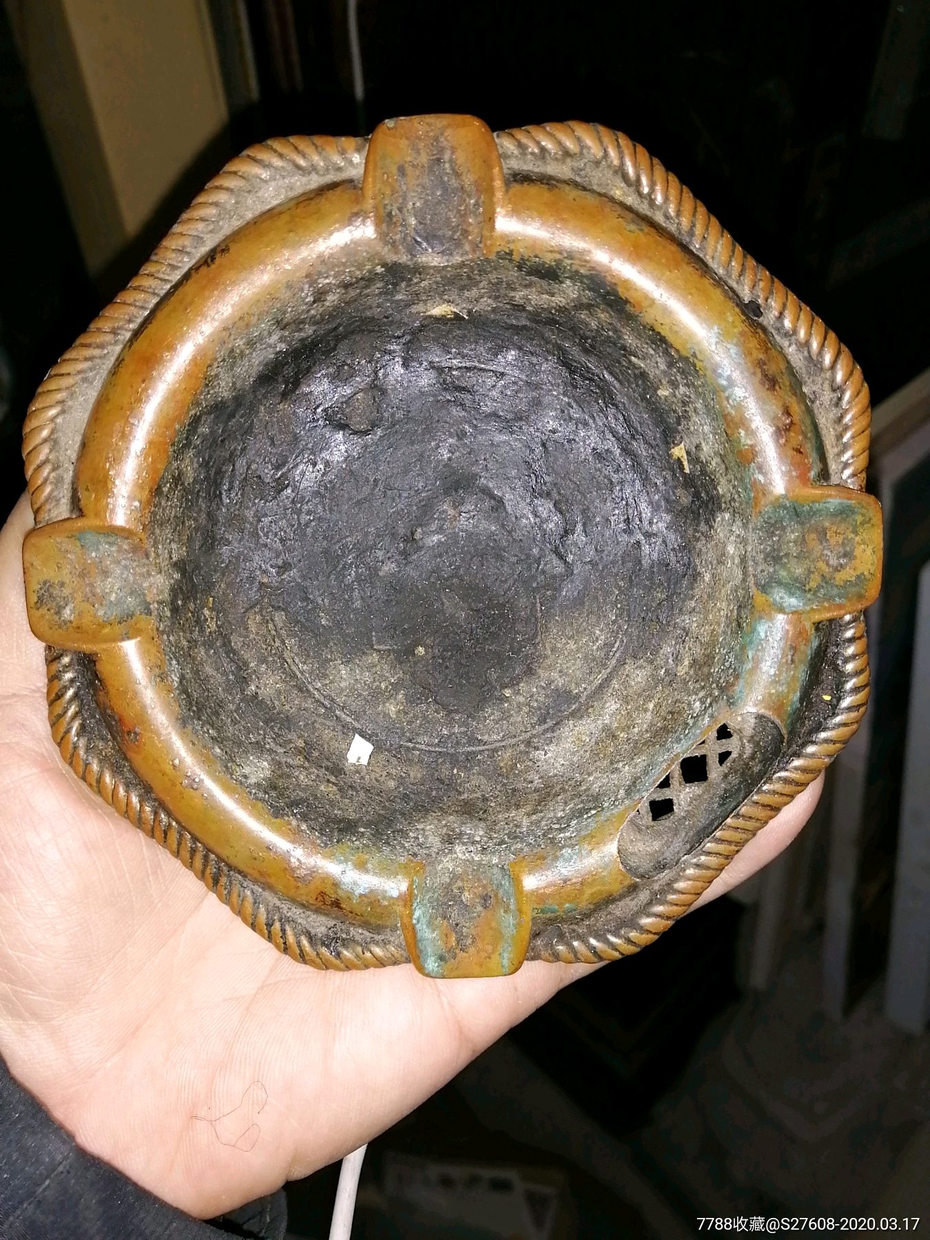 民国东德铜烟灰缸