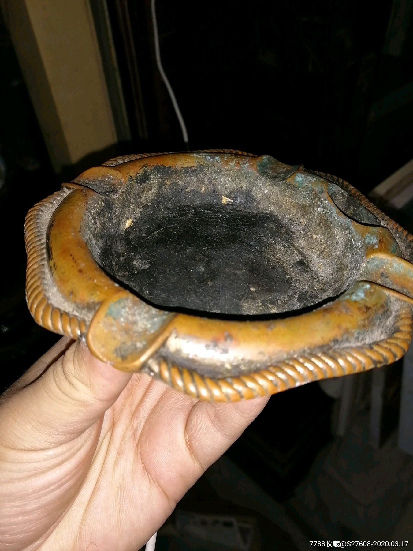 民国东德铜烟灰缸