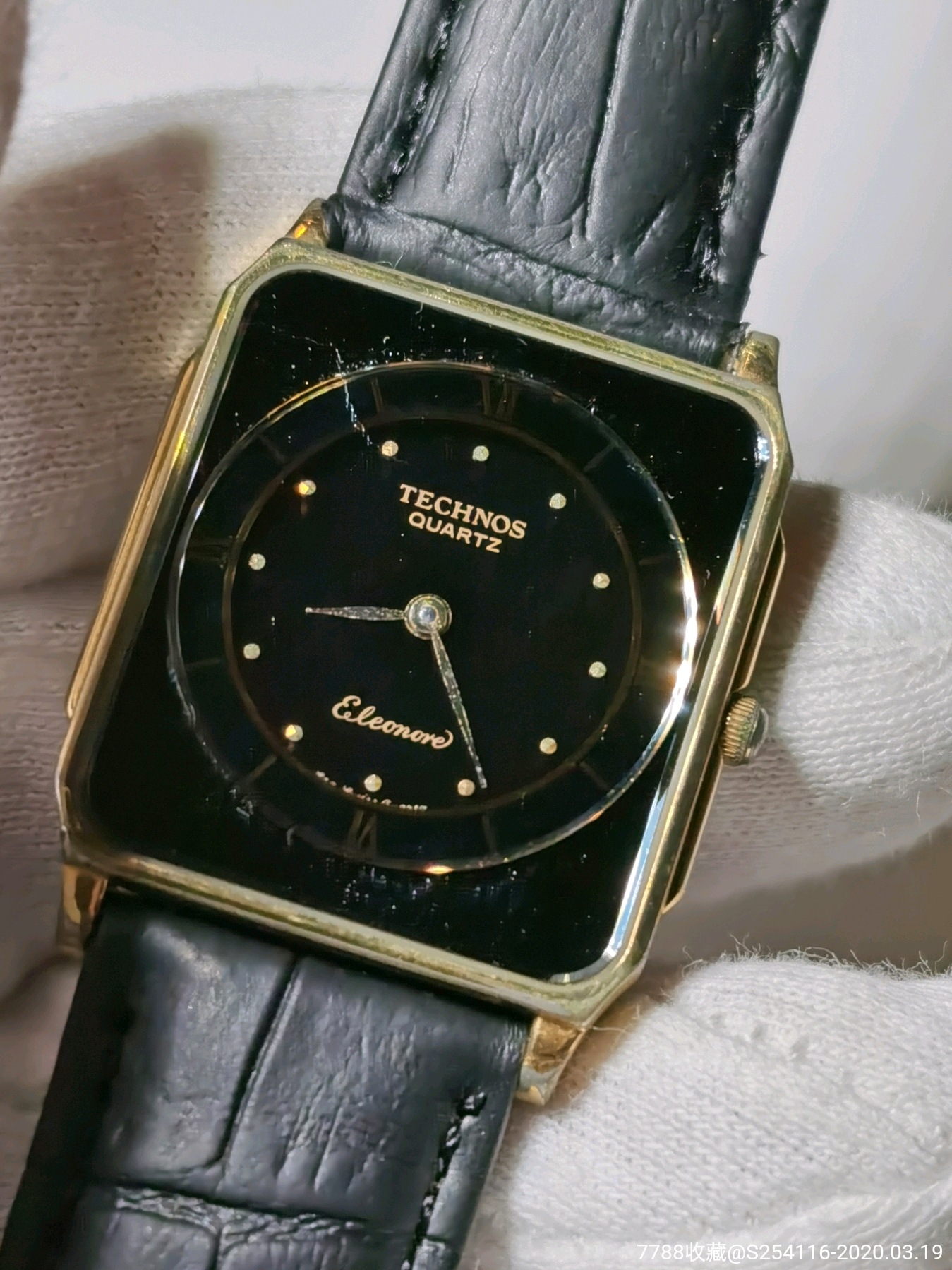 technos天克诺石英男表瑞士机芯7钻保真正品表盘27*28mm厚,手表/腕表