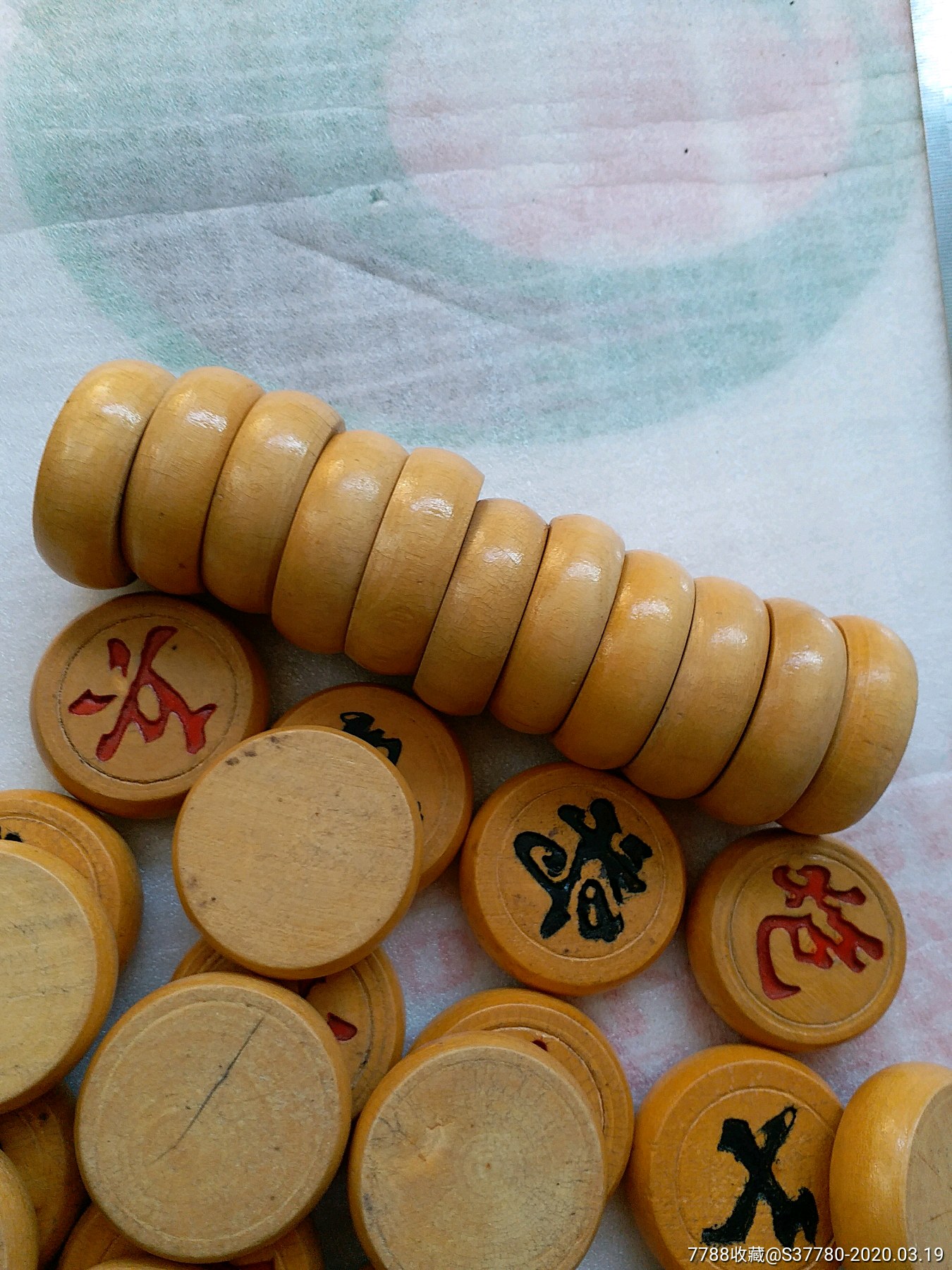 黄荆木象棋图片