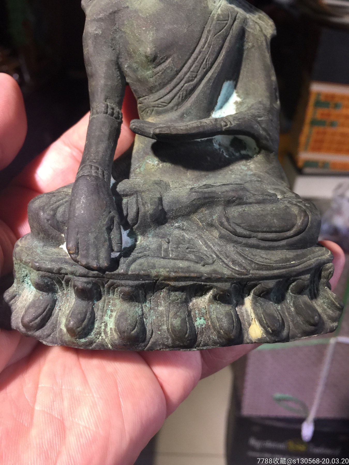 清代铜佛像—地藏王菩萨