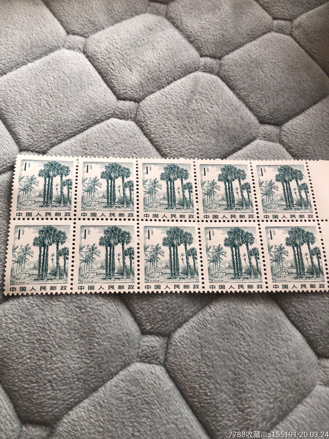 西双版纳1分连体-价格:10元-au22582241-新中国邮票 -加价-7788收藏